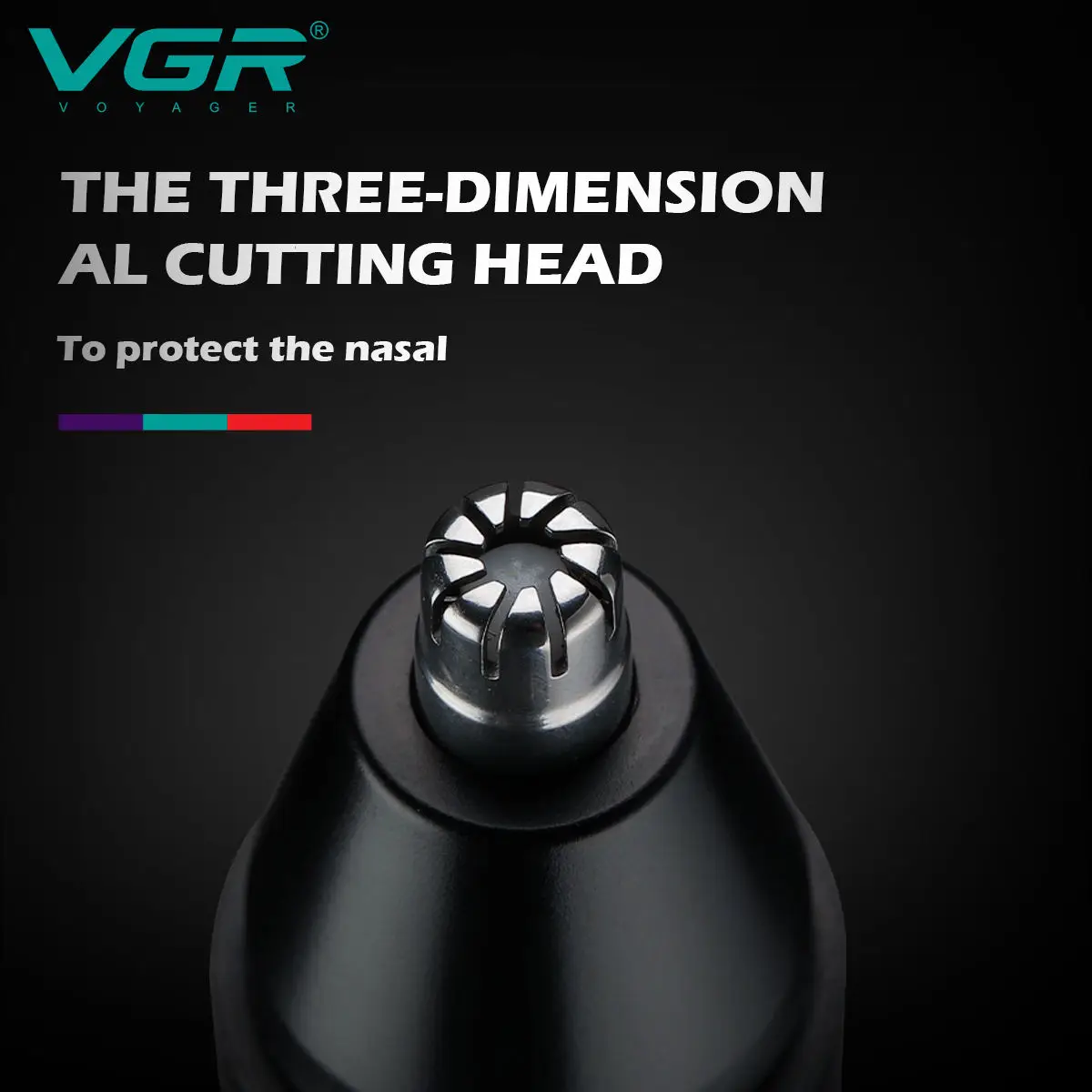 Nose Ear Hair Trimmer VGR V-613 New Design 2 in 1 IPX 5 Waterproof Hair Removal Appliances Rechargeable Electric