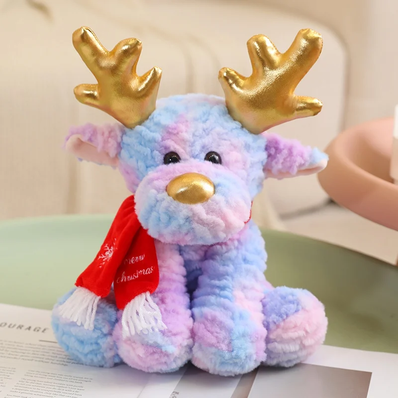 Peluche Cerf De Noël (Christmas Deer) - Occasion - Marque RUSS