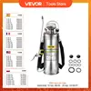 VEVOR 4-12L Hand Powered Sprayer Stainless Steel Watering Spraying Sprinkling Atomizer Pump Home Ground Garden Cleaning Sprayer 1