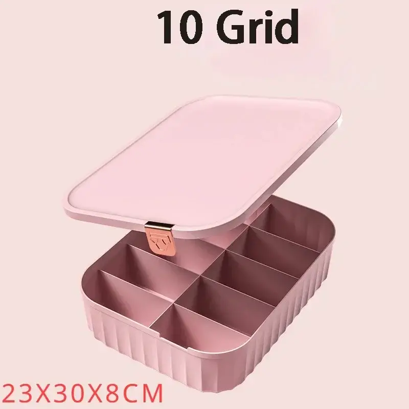 Solid Color Underwear Storage Box Closet Organizer Underwear Socks Drawer Clothes Finishing Box With Lid Wardrobe Organizer - Image 8