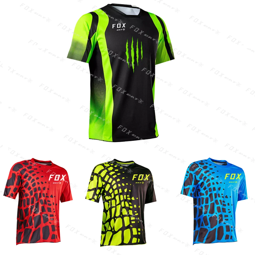 

Men's Cycling Jersey MTB Bicycle Cycling Bike Off-road Motorbike Jersey Motocross Shirt Downhill Bat Fox MTB Cycling Clothing