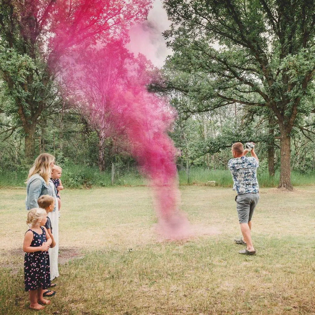 Geschlecht offenbaren Golf explodierenden Golfball Mädchen oder Junge Babyparty enthüllen Geburtstagsparty liefert explodierendes Pulver biologisch abbaubar – Detail 5