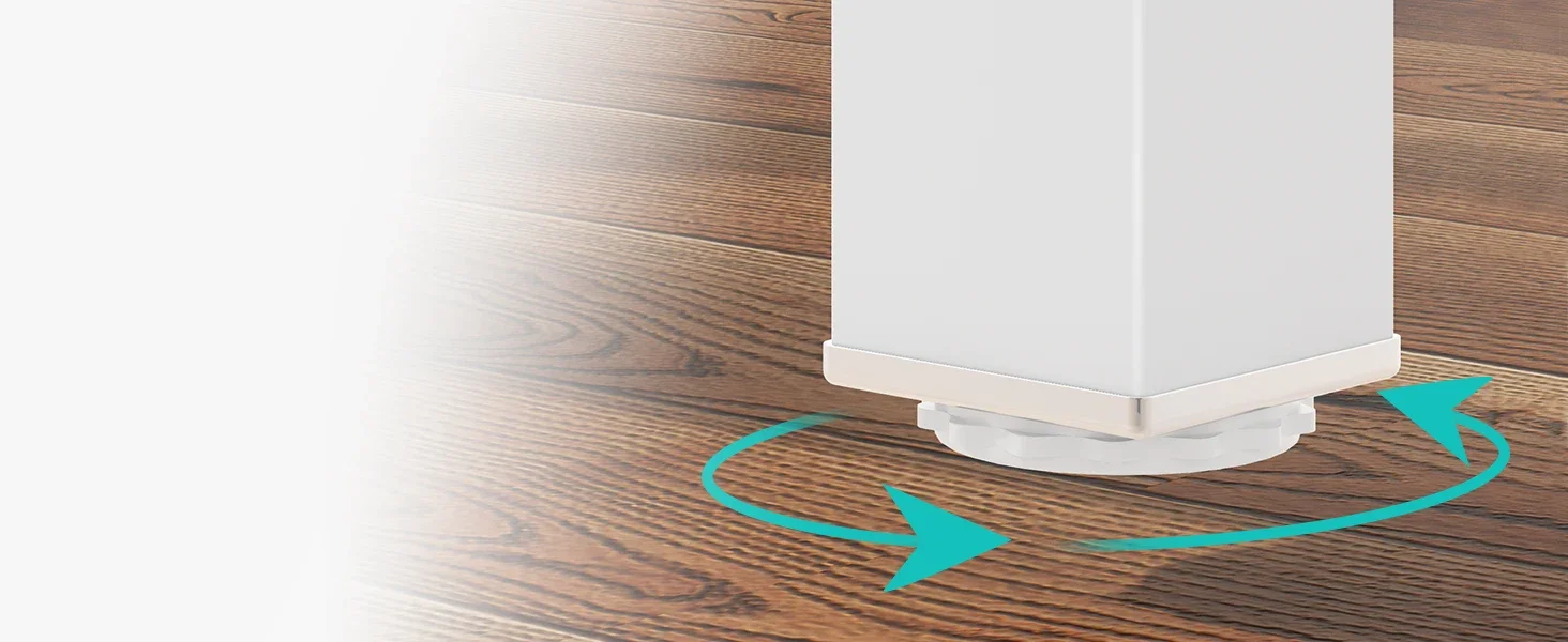 Modern office desk with storage solutions