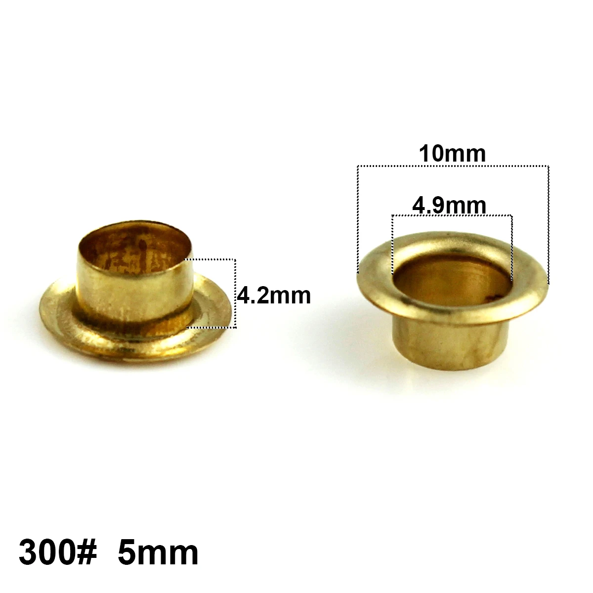 Metal Eyelet Grommet 100sets 5mm Brass Eyelet with Washer 300# for Leather Craft Repair Shoes Bag Clothing Leather Belt Hat metal eyelet grommet