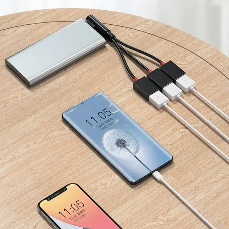 USB Cable Splitter HUB Extentions 2/3 Ports Phone Charger Power Adapter OTG Multiple Expander Charging Docking For PC Computer