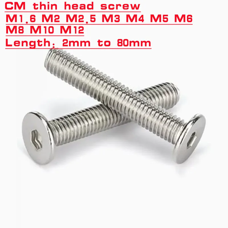Ultra Lowprofile Hex Socket Cap Screw Best Shops rbk.bm