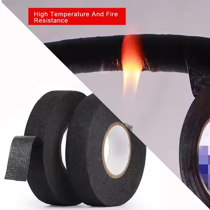 Automotive Polyester Wire Harness Velvet Tape Electrician's Hand Torn Wear-Resistant and Anti-Static Fabric Base Tape