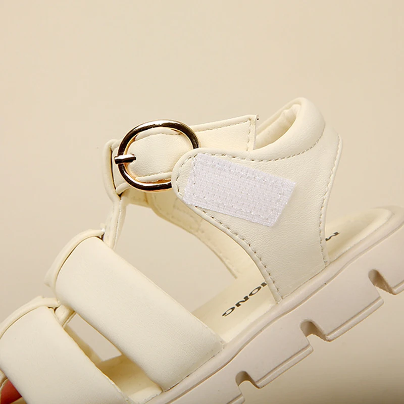 DIMI New Summer Baby Shoes Microfiber Leather Toddler Sandals Soft Non-Slip Tendon Sole 0-3Year Infant Sandals For Girl Boy