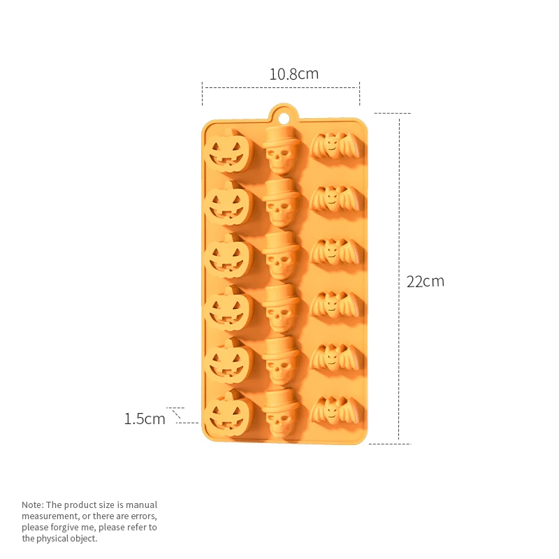 Stampo Per Torta A Forma Di Zucca In Silicone Per Halloween - Set Da 6 Pezzi Antiaderente, Adatto A Forno, Microonde E Lavastoviglie