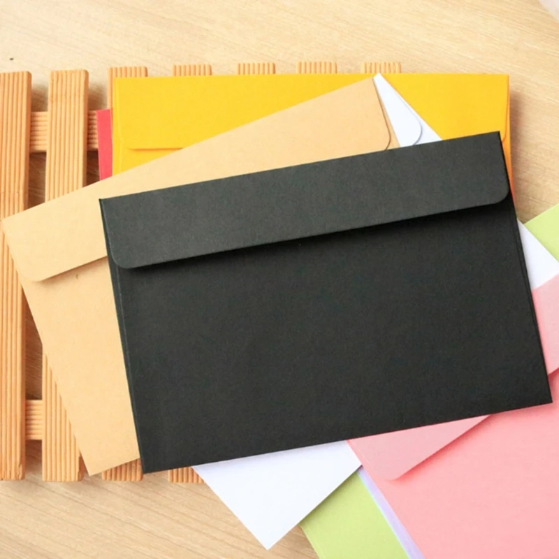 Kraft Paper Envelopes kraft paper envelopes window envelopes mailing envelopes mini envelopes 10 Sheets Vintage Envelopes Set for Wedding Holiday Birthday Greeting Cards