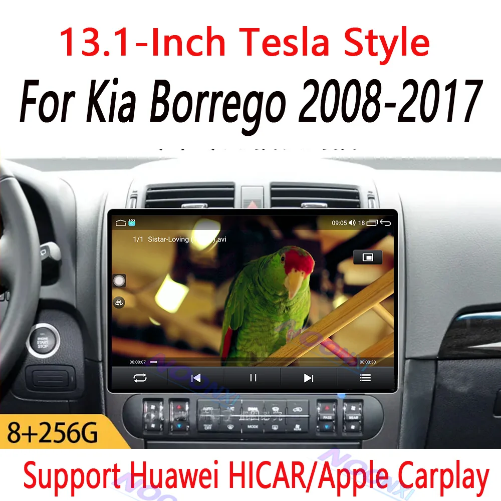 

For Kia Borrego 2008-2017 All In One Car Radio 2 K Screen 1920x1200 RES Intelligent Android 13 System GPS Carplay 13.1 inch
