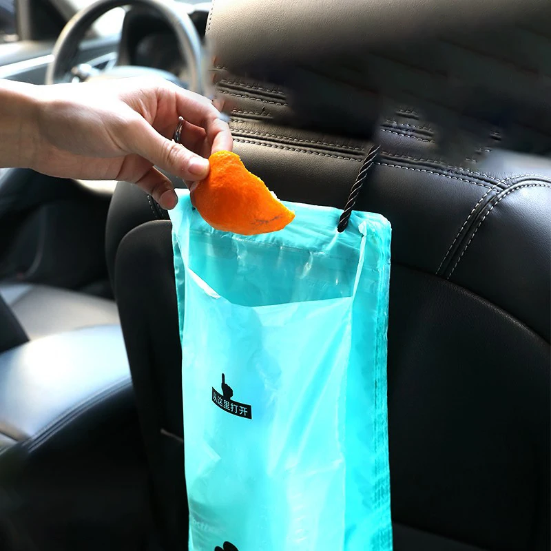 Car Trash Bag 50PCS/bag Hanging Disposable for Interior