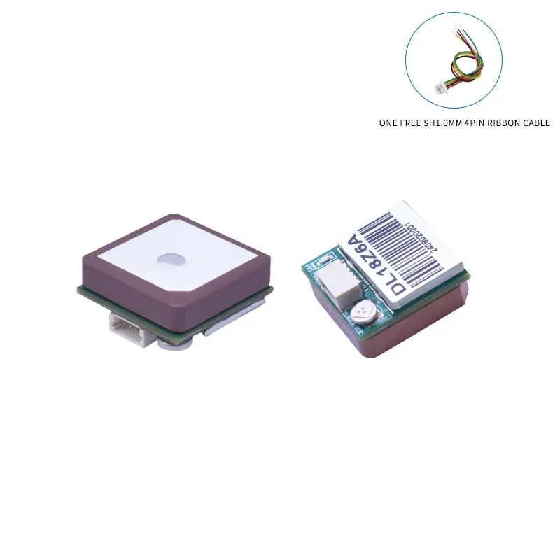 Gros plan sur le module GPS boussole GNSS pour navigation extérieure, circuit imprimé détaillé.