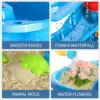 Kids Sand and Water Table Toy 3-layer Outdoor Beach Toy Water and Sand Game Table Suitable for Kid Aged 3-5 Years Old for Play 6