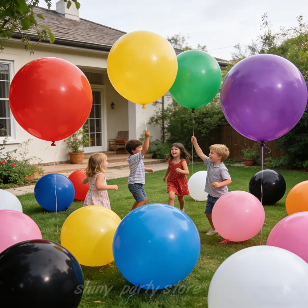 2-6 Stück 36 Zoll Matte Luftballons Jumbo Große Verlobung Hochzeit Dekoration Geburtstag Luft Süßigkeiten Matte Ballon Outdoor Aktivität Globos