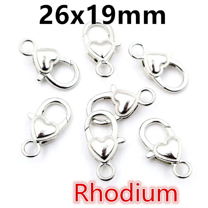 10pcs Assorted Snap Lobster Clasp Hooks in Gold & Silver
