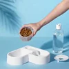 Sa73cdabf93e4430d825c9bb56e1a5829g.jpg Automatic Drinking Love Pet Bowl Moisture-proof Cat Bowl Dog Basin Dual-use Multi-functional Drinking And Feeding