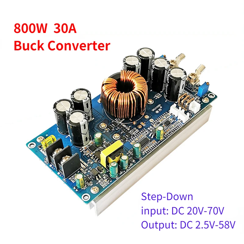 Buck Boost Converter Adjustable DC Power Supply Module 30A Dc-dc Step ...