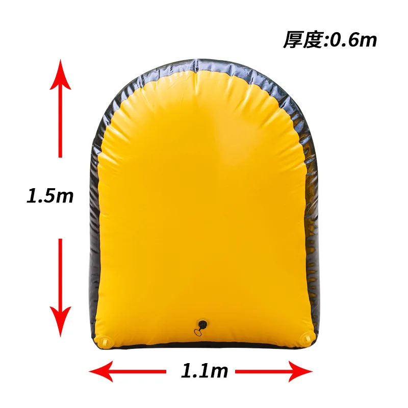 Inflatable Shelter,Multiple Shapes and Sizes,Shooting Game Obstacles,PVC Material Sunscreen Wear Resistant,Rapid Inflation