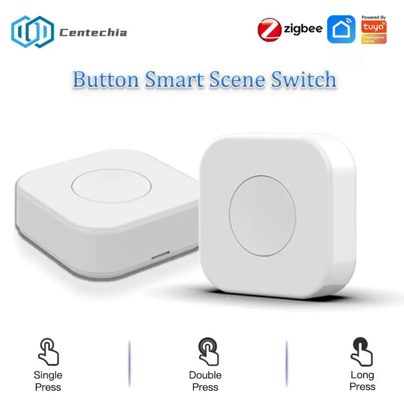 

Кнопка управления умным домом Tuya ZigBee, Одно нажатие кнопки управления, работает с приложением ZigBee Gateway
