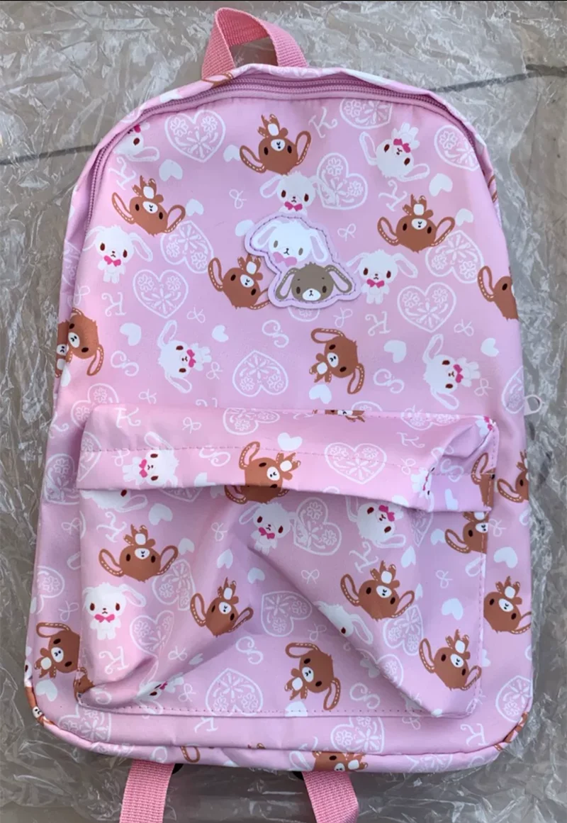 Sugarbunnies ピンク リュック　新品 Sugarbunnies Backpack School Bags for Girls Cartoon Bunny