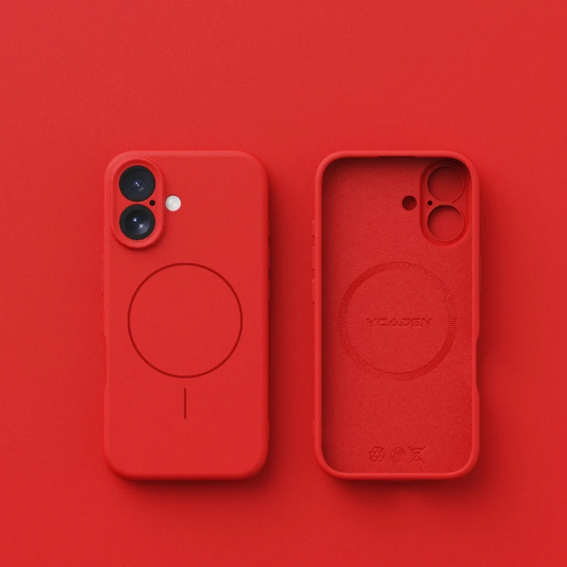 Weiche magnetische Silikon-Handyhülle für APPLE IPhone Air 11, 12, 13, 14, 15, 16, 17, Pro Max, schlanke Schutzhülle auf der Rückseite – Detail 23