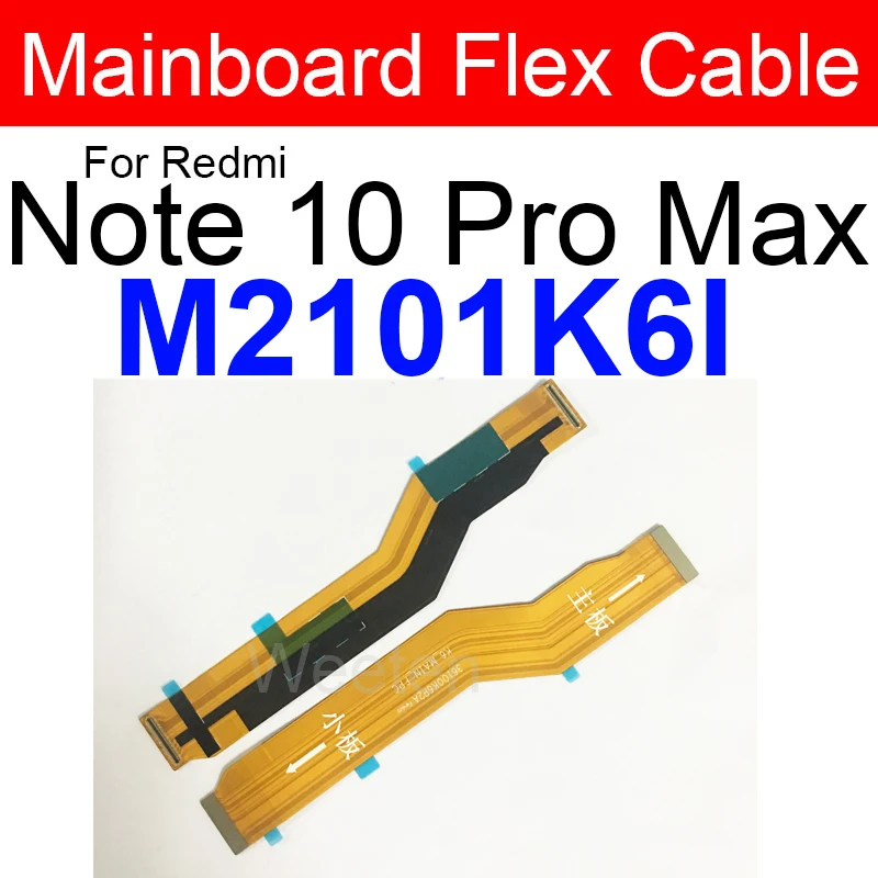 LCD Motherboard Connector Flex Cable For Xiaomi Redmi Note 10 Note 10S 10 Pro Max 5G Mainboard LCD Display Connector Ribbon flex cable flex cable connector flex cable replacement