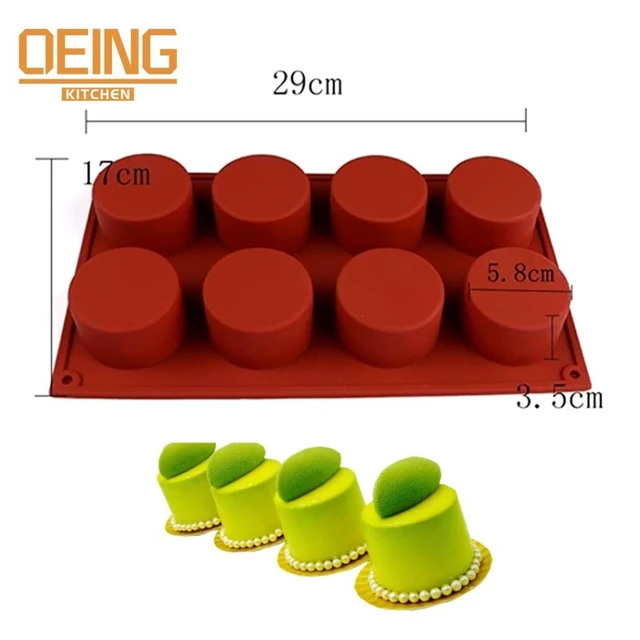 2 Holes Round Silicone Mold Cake Pastry Baking Molds Jelly Pudding Soap  Form Ice Cake Decoration Tool Disc Bread Biscuit Mould - AliExpress