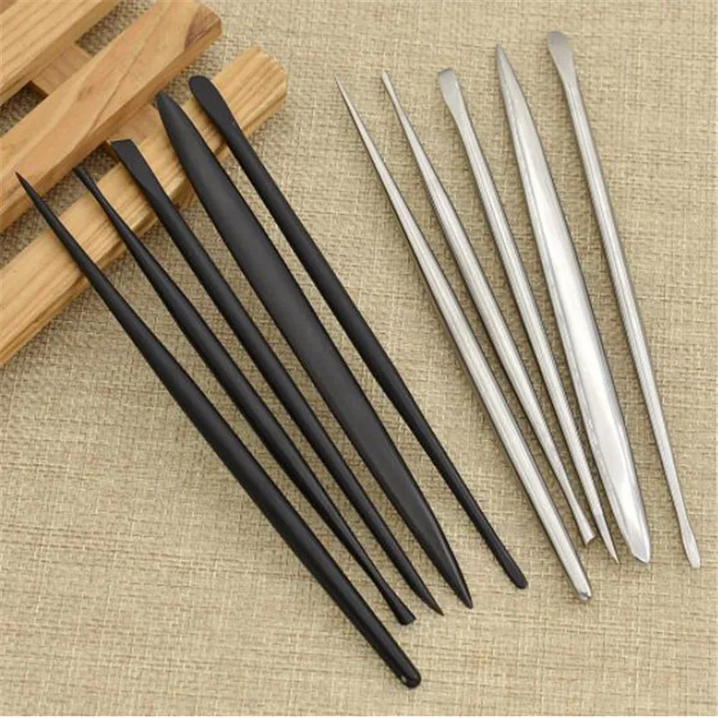 Clay Sculpting Tool Set Rod Detail Needle For Pottery Clay Modeling Carving Tools Metal Handmade Craft Tools Accessories 1Set pottery sculpting tools clay sculpting tools pottery tools clay craft tool