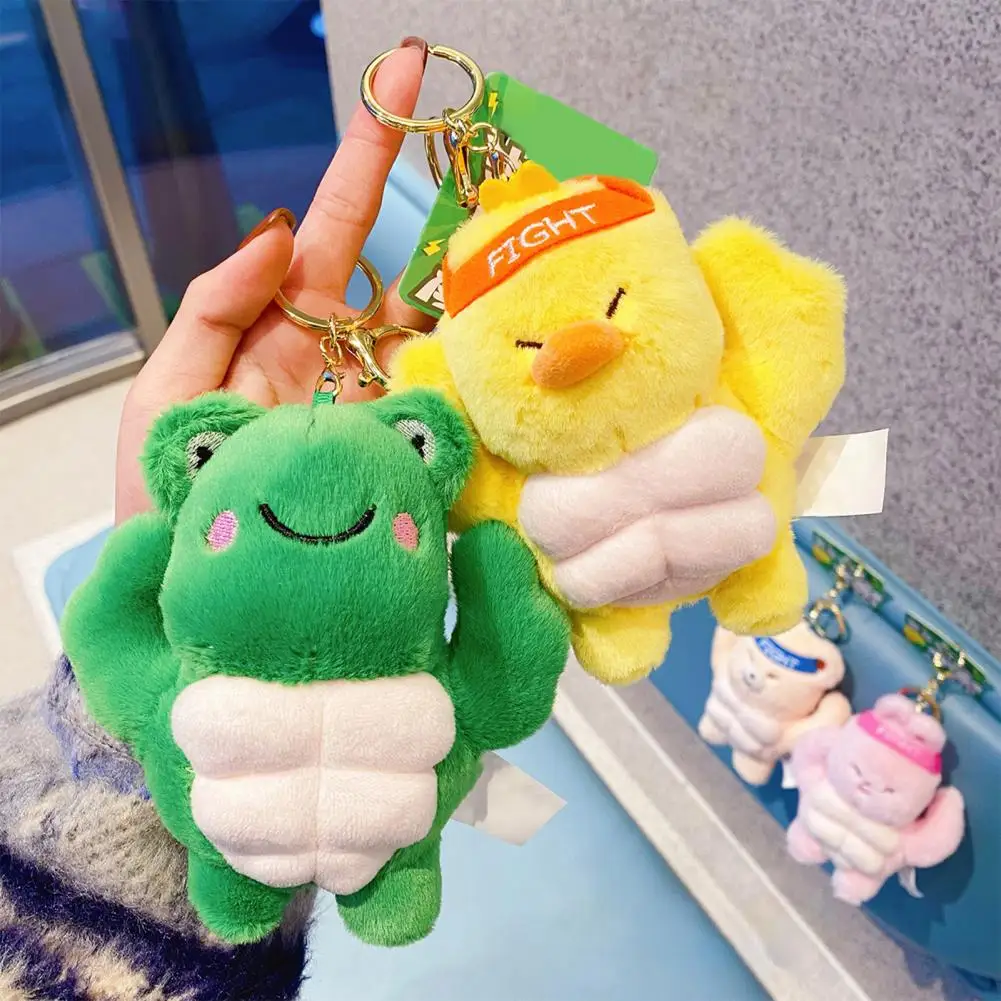 

Плюшевая подвеска, очаровательный плюшевый брелок, лягушка, Цыпленок, панда, кролик, собака, куклы, милая мягкая подвеска для фотографий, подарок для девушки