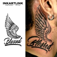 Wing Temporary Tattoo,Lasts To 15 Days New Technology Magic Waterproof Semi Permanent Sticker. 1