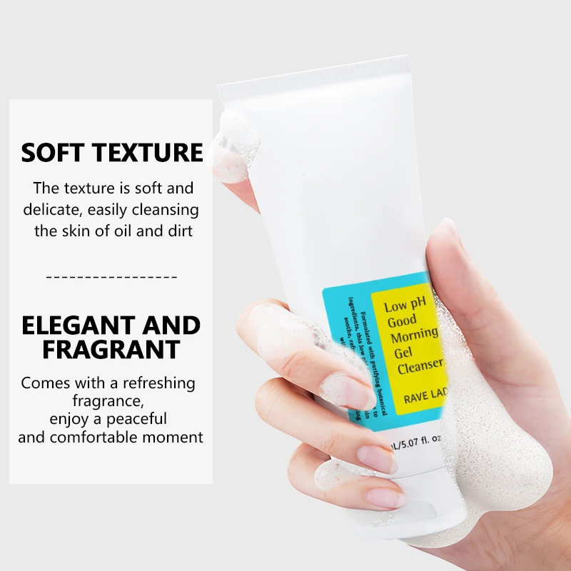 Gentle Oil-Control Moisturizing Facial Cleanser - 150ml Whitening & Exfoliating Foam