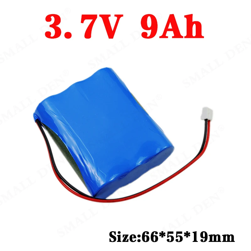 3.7V 18650 Battery Pack 1S Lifepo4 Batteries Packs 3000mah 6000mah 9000mah 12000mah Rechargeable battery Plug - 4