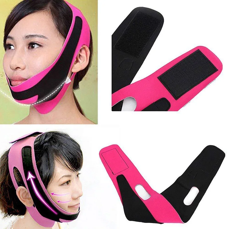 Face Slim V-Line Lift Up Cheek Chin Neck Slimming Thin Belt Strap Slim Bandage Mask Beauty Delicate Physical Face Lifting Tool 4pcs dish wash sponges double side dishwashing sponges household kitchen cleaning tool delicate detachable for kitchen use