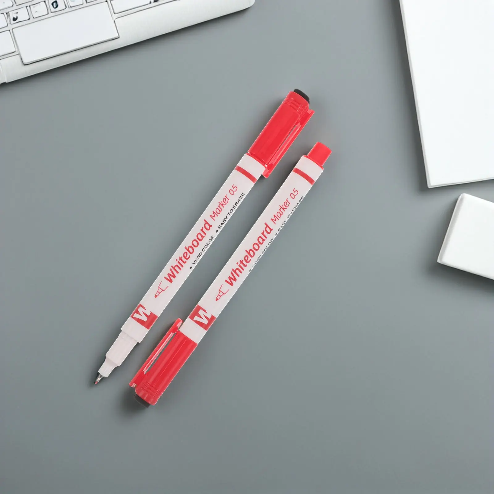 20Pcs 화이트보드 펜 초미세 팁 드라이 지우기 마커 0.5mm 교실 사무실 드로잉을 위한 세척 가능한 컬러 지울 수 있는 잉크 펜