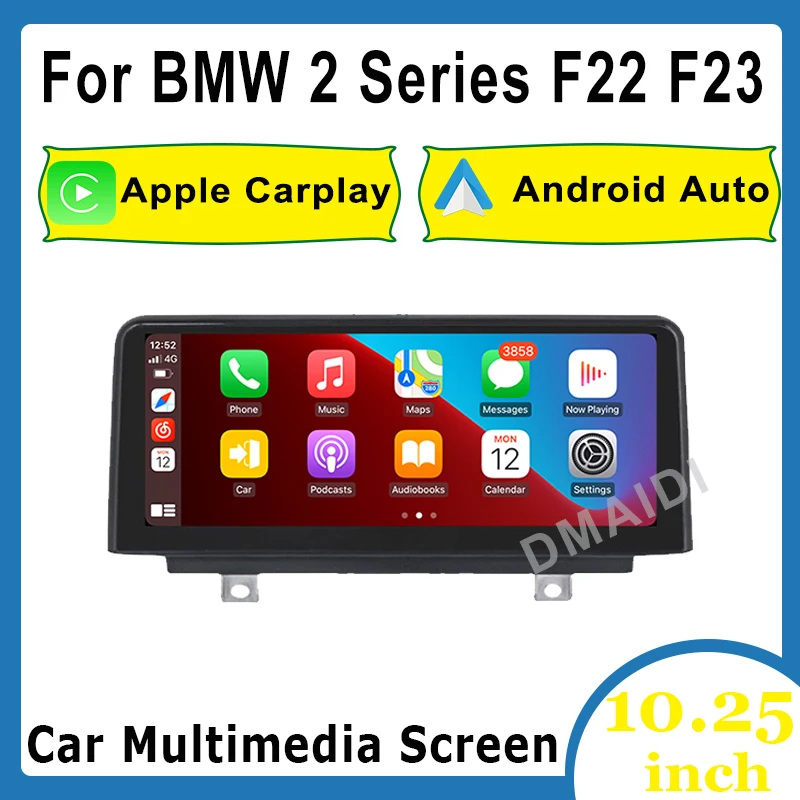 

8.8 Inch Car Multimedia Wireless CarPlay Android Auto for BMW 2 Series F22 F23 2013 - 2017 Original NBT System Video Player 4G