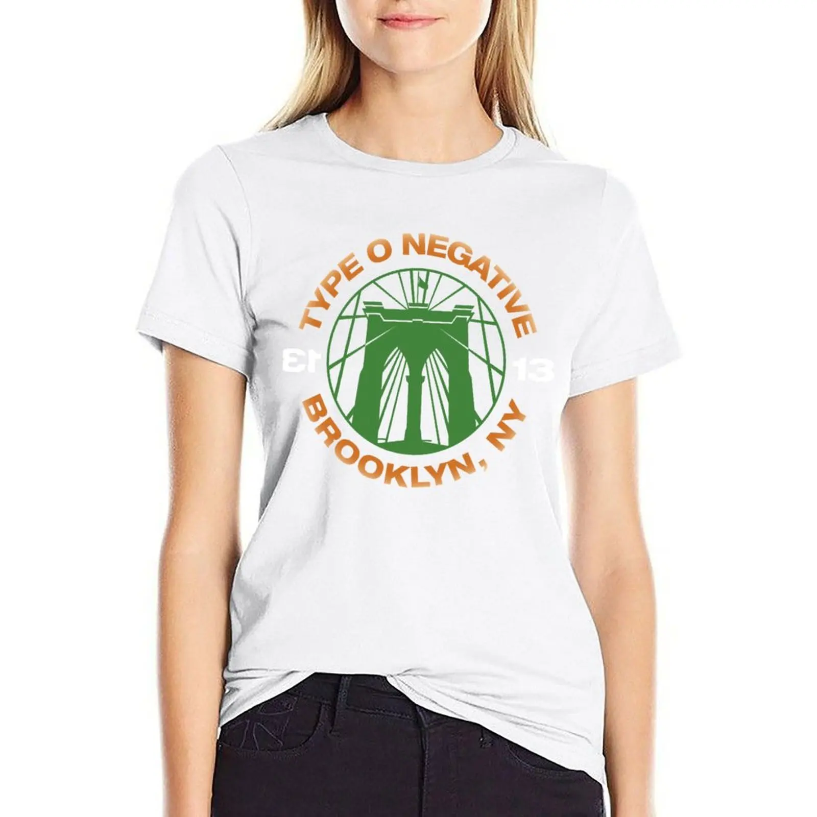 

Type O Negative - Brooklyn Bridge T-shirt shirts graphic tees cute tops vintage clothes plain t shirts for Women