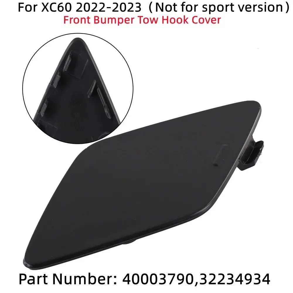 Unpainted Front Bumper Tow Hook Cover Cap for Volvo XC60 Accessories