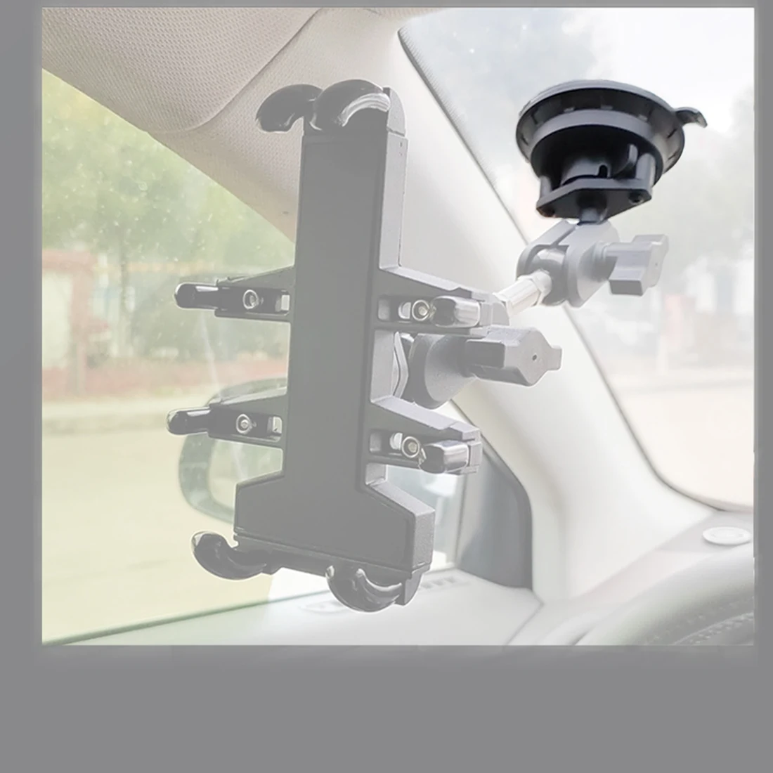 6 Zoll 4,5 Zoll 3 Zoll Handpumpe Vakuum Saugnapf 1/4 Zoll Kamera Stabilisator Halter für RAM GoPro Insta360 One Auto Lampe Ständer Auto Sucker – Detail 13