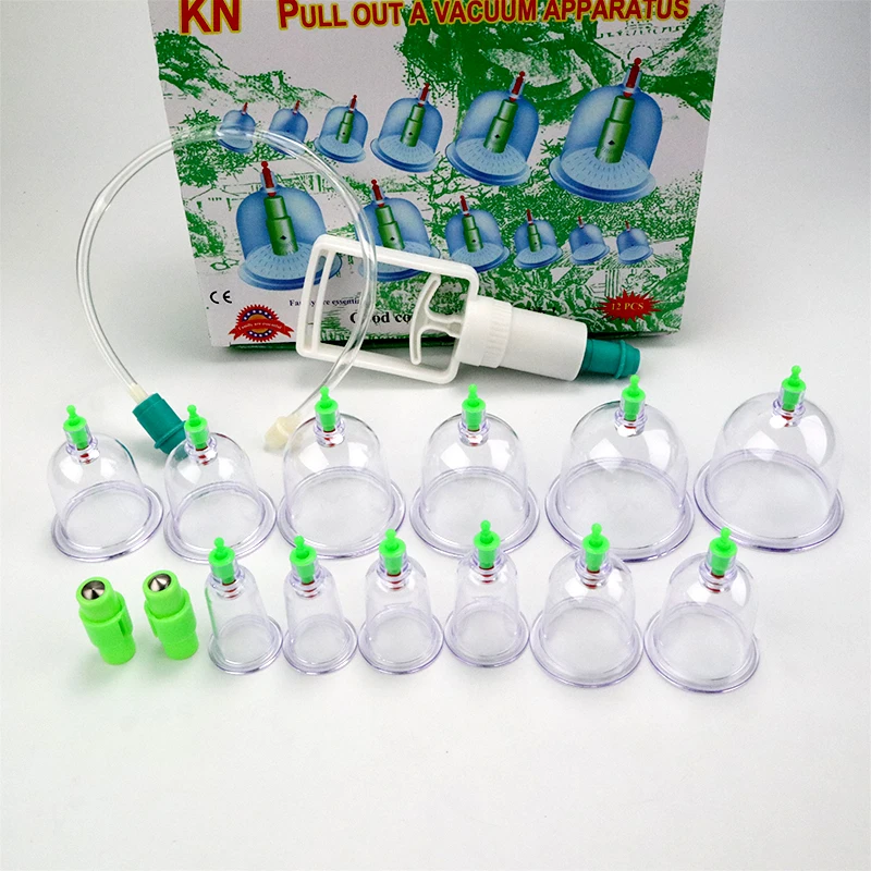 Massage Cans Chinese Cupping Therapy Cans Pull Vacuum Cupping massage Cups 6/12Pcs cupping massager massage cup cupping set vacuum facial cupping
