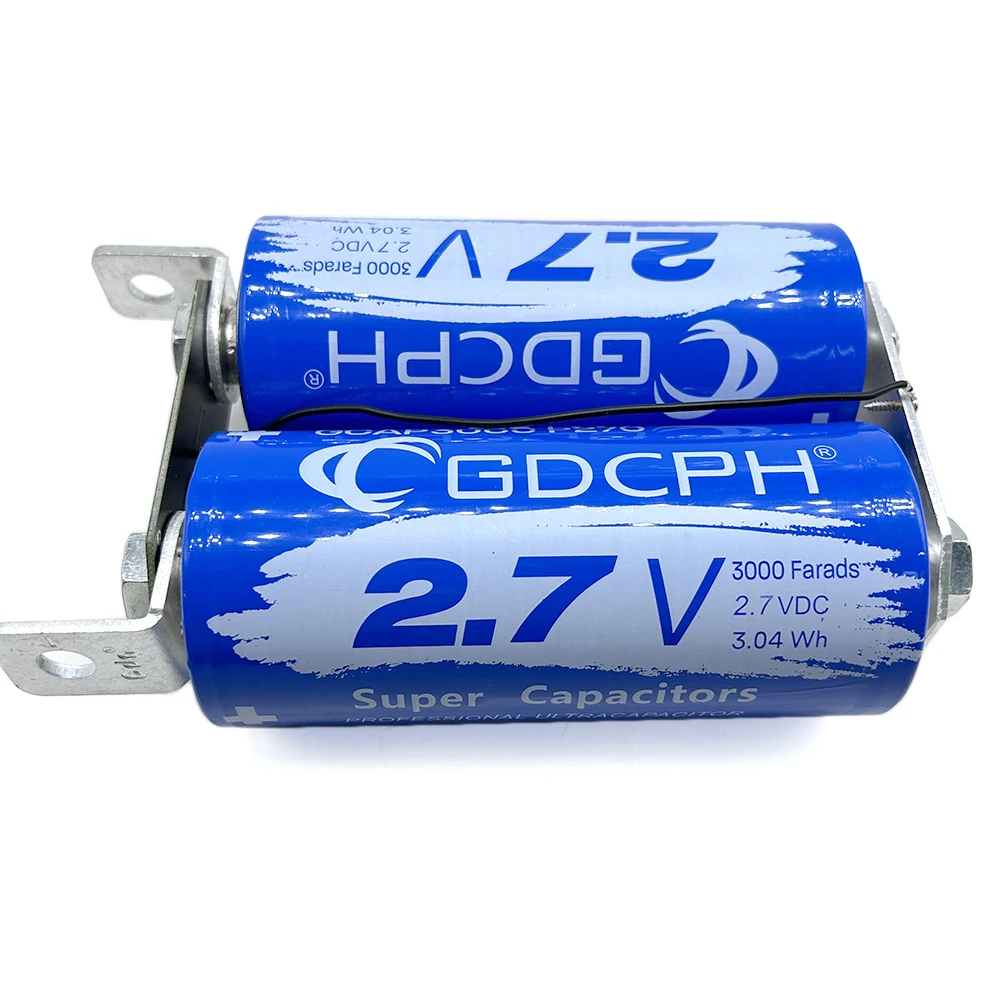 

New GDCPH 5.4V1500F Super Capacitor 2.7V3000F Supercapacitor Large Current With Voltage Protection Plate Automobile Module