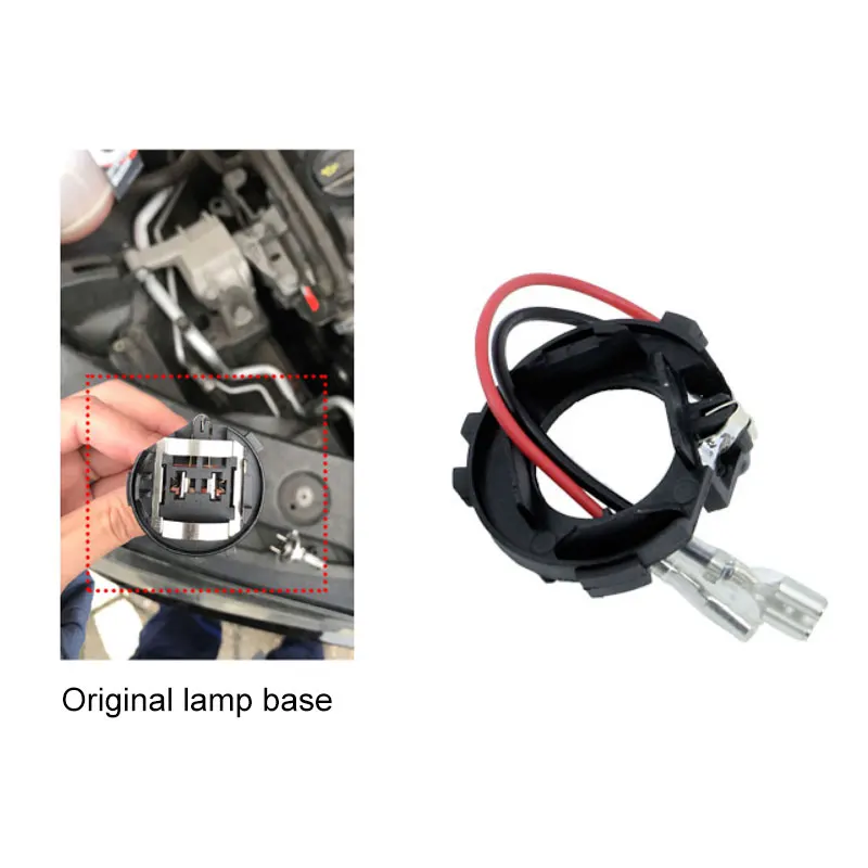 2 Pcs H7 LED Headlight Bulb Holder Retainer Adapter H7 LED Headlight Adapter  for VW Golf MK7 Jetta : : Car & Motorbike
