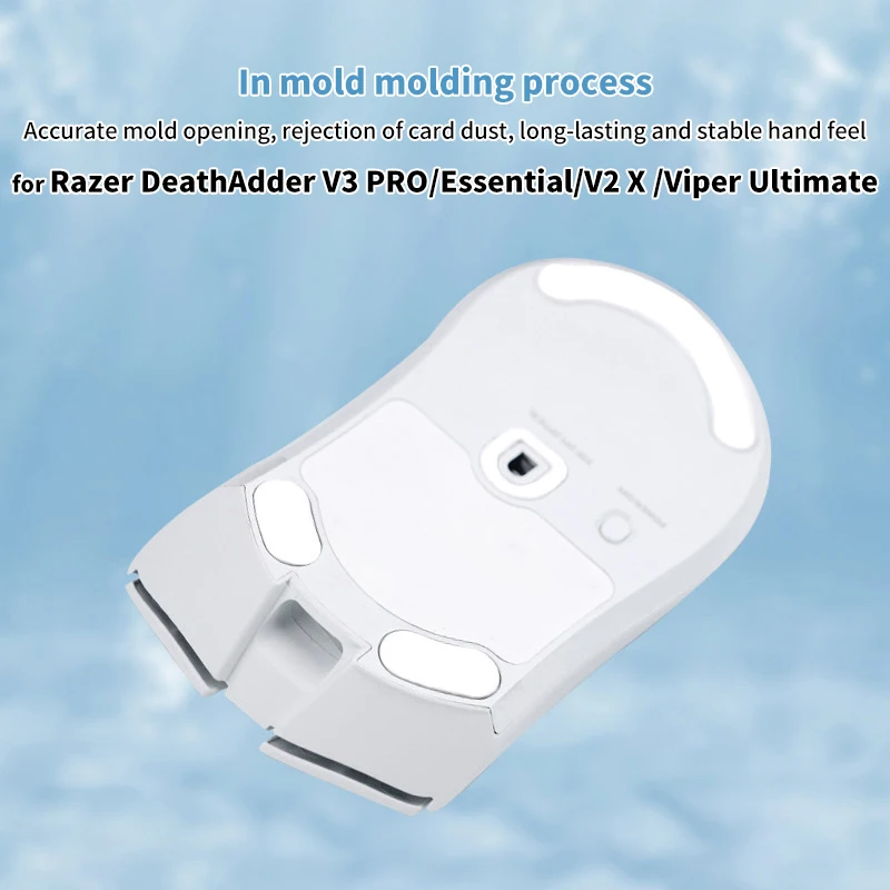 마우스 스케이트 게이밍 마우스 발 패드 스티커, Razer DeathAdder V3 PRO/Essental/V2 X /Viper Ultimate E-Sport 게이머용, 1 세트