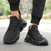 Summer Men Casual Sports Running Shoes Breathable Lightweight Sneakers Outdoor Mesh Black Athletic Jogging Tennis Walking Shoe