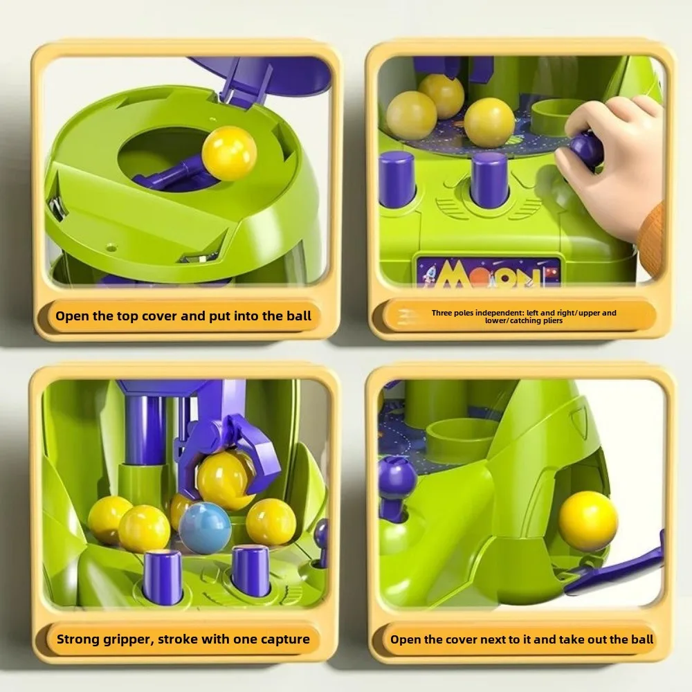 Space Rocket Claw Machine Toy Board Game Parent-child Interaction Fun Challenge Training Interactive Toy Children's Gift