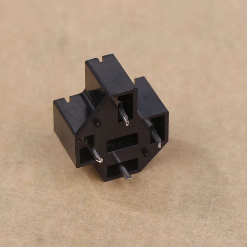 Automotive Auto Auto 40A 4/5 Pin SPDT Relais Buchse Stecker Adapter PCB Board Mount Basis Halter mit 6,3mm Anschlüsse – Detail 11