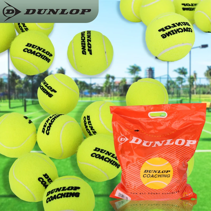 Training Tennis Balls Dunlop COACHING 3/5/10/20/30Pcs Good Elasticity
