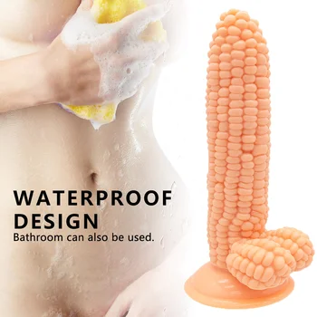 Big dildo suction cup fake penis corn dick sex toys for women particle surface vagina stimulate beads anal dildo sex shop 3