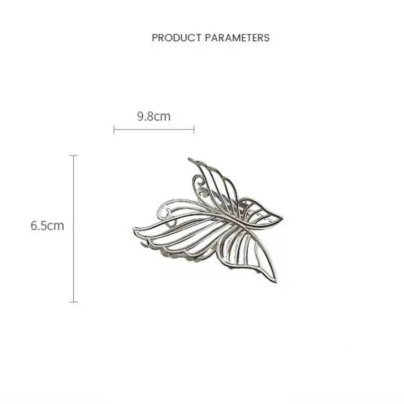 Haardekoration Zubehör Geschenke Bling Strass Schmetterling Haarklammern Elegante Perle Krabbe Haarspange Kopfbedeckung Pferdeschwanz Clip – Detail 6