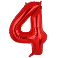 Red number 4